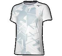 Mizuno Daybreakers Shadow Graphic Short Sleeve Tee Bianco / Gray Uomo TagliaL