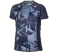 Mizuno Daybreakers Shadow Graphic Short Sleeve Tee Odyssey Gray Uomo TagliaS