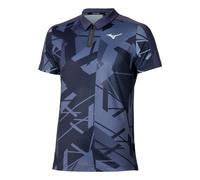 Polo da tennis da uomo Mizuno Daybreakers Shadow - odyssey grey - Viola (XL)