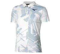 Mizuno Daybreakers Shadow Short Sleeve Polo Bianco / Gray Uomo TagliaXL