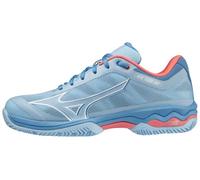 Mizuno Donna Wave Exceed Light Clay Scarpe da Tennis Scarpa per Terra Rossa Blu - Corallo 43