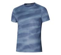 MIZUNO Dryaeroflow Graphic Tee M - Uomo - Blu - Taglia S- modello 2025