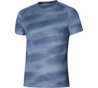 MIZUNO Dryaeroflow Graphic Tee M - Uomo - Blu - Taglia XL- modello 2025
