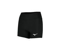 Mizuno Elevated 4" - Pantaloncini da pallavolo da Donna, Donna, Pantaloncini da pallavolo, 440709, Nero, XXL