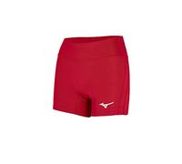 Mizuno Elevated 4" - Pantaloncini da pallavolo da Donna, Donna, Pantaloncini da pallavolo, 440709, Rosso, L