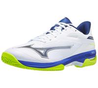 Scarpe da tennis da uomo Mizuno Wave Exceed Court Clay M White/Dazzling Blue/Lightning EUR 42