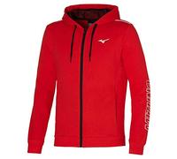 Mizuno Felpa da uomo Training, rosso fuoco, XL