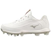 Mizuno Finch Elite 6 Low TPU Softball Tacchetto Donna, Bianco, 39 EU