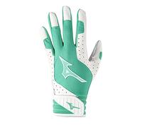 Mizuno Finch - Guanto imbottito da softball, da donna, taglia XS, colore: bianco menta