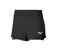 Mizuno Flex Short Pantaloncini da Tennis, Nero, S Donna