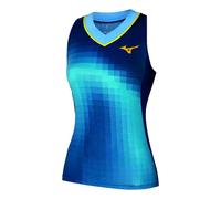Mizuno Frontier Canottiera Donna in blu, Taglia: S