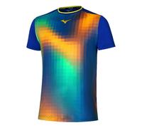 Mizuno Frontier Shadow Graphic Maglietta Uomini-Blu in blu