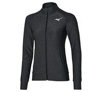 Mizuno Giacca da allenamento da donna, nero melange, S