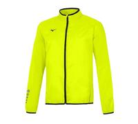 Mizuno Giacca Team Auth Rain Jacket, Unisex -Art. U2EE7101-44 (Giallo Fluo/Nero)