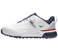 Mizuno Hazard Enerzy BOA White/Dress Blues 43 Scarpa da golf da uomo