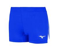 Mizuno High-KYU Tight W - Pantaloncini da Donna, Donna, Pantalone Corto, V2EB720122, Bianco (Royal/White), S