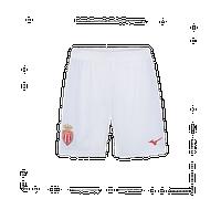 Mizuno Home Short AS Monaco Men Bianco Uomo TagliaS