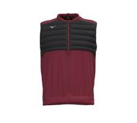 Mizuno Hybrid Bomber Gilet Burgundy Uomo TagliaL