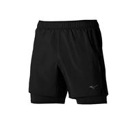 Mizuno J2GBA057-09 Core 5.5 2IN1 Short Pantaloncini Uomo Black Taglia XL