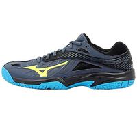 Mizuno Lightning Star Z4 Jr, Scarpe da Ginnastica Basse Unisex-Bambini, Multicolore (O Blue/Syellow/Hocean 001), 34.5 EU