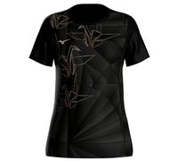 Mizuno Active DryAeroFlow Graphic Short Sleeve Tee Taniori Donna TagliaM
