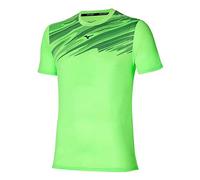 Mizuno Maglietta Core Graphic Tee da Uomo, Verde Chiaro, M, Verde Chiaro, M