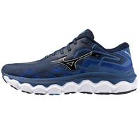 Mizuno Mens Wave Horizon 7, Scarpe da Corsa Uomo, Abito Blu Argento, 42.5 EU
