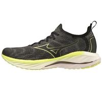 Mizuno Men's Wave Neo Wind Running Shoe, Undyed Black-Luminous, 11