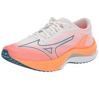 Mizuno Men's Wave Rebellion Flash Running Shoe, Bianco Argento, 40.5 EU