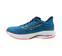 Mizuno Men's Wave Rider 28 Running Shoe, Scarpe da Corsa Uomo, Blue Pace Green Gecko, 43 EU