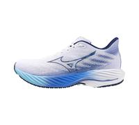 Mizuno Men's Wave Rider 28 Running Shoe, White Estate Blue, 44.5 EU