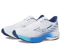 Mizuno Mens Wave Rider 28, Scarpe da Corsa Uomo, Bianco Estate Blu, 43 EU