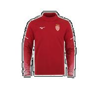 Mizuno Mid Layer 1/2 Zip Shoulder Training Top AS Monaco Men Scarpe da calcio Bordeaux Uomo TagliaL