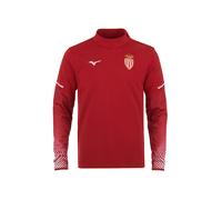 Mizuno Mid Layer 1/2 Zip Shoulder Training Top AS Monaco Men Scarpe da calcio Bordeaux Uomo TagliaM