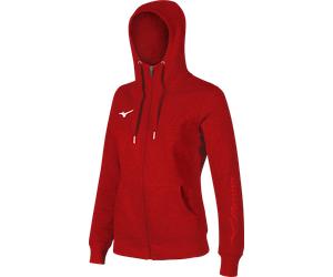 Mizuno Mizuno Sweat Full-Zip Women Felpe con cappuccio M Rosso
