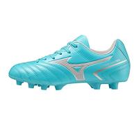 Mizuno Monarcida Neo II Select JR, Scarpe da Football Unisex-Adulto, Blu Curacao Biancaneve Rosso Marrone Raso, 32.5 EU