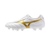 Mizuno MORELIA II CLUB Scarpe da calcio Bianco/Football Oro/Galaxy Argento Donna/Uomo Taglia44