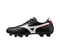 Mizuno Morelia II Club, Scarpe da Calcio Uomo (Nero/Bianco/Rosso, Sistema Taglie Calzature EU, Adulto, Numero, Media, 41)