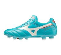 Mizuno MORELIA II PRO, Scarpe da Football, Unisex - Adulto, Blue Curacao/Snow White/Red Brown Satin, 41 EU