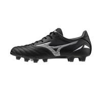 Mizuno Morelia Iv P - Scarpe da rugby da uomo, Nero argento, 46 EU