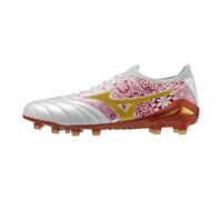 Mizuno MORELIA NEO IV Beta SR4 JAPAN Scarpe da calcio Bianco/gold/high risk red Donna/Uomo Taglia44
