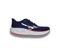 Mizuno Neo Cosmo 2 Scarpe da Corsa, Mesh Traspirante, Suola in Gomma, Intersuola Enerzy,Neutro, Uomo (Beacon Blue/Silver/Tomato Puree, Sistema Taglie Calzature EU, Adulto, Uomo, Numero, Media, 46.5)