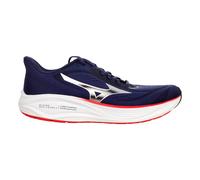 Mizuno Neo Cosmo 2 Scarpe da Corsa, Mesh Traspirante, Suola in Gomma, Intersuola Enerzy,Neutro, Uomo (Beacon Blue/Silver/Tomato Puree, Sistema Taglie Calzature EU, Adulto, Uomo, Numero, Media, 45)