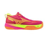 Mizuno Neo Jump Pink Tetra/Fortune Yellow/Light Orange 38.5 Fuxia