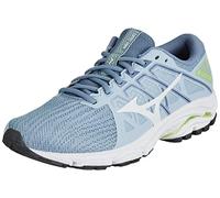 Mizuno Onda Equate 6, Scarpe da Corsa Donna, Subduedb Bianco Neolime, 40 EU