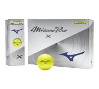 Mizuno Palline da golf Pro X - confezione da 12 pezzi, giallo