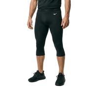 Leggings a 3/4 Mizuno Breath Thermo Mid Weight Noir M