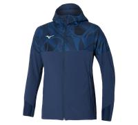 Mizuno PARIS ATHLETE HOODED JACKET Pageant blue Uomo TagliaL