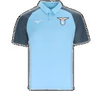 Mizuno Polyester Polo S.S. Lazio Men Retro Blu Uomo TagliaM