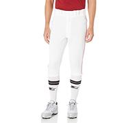 Mizuno Premier - Pantaloni Corti da Uomo, Uomo, 350409.0010.05.M, Bianco/Rosso., M